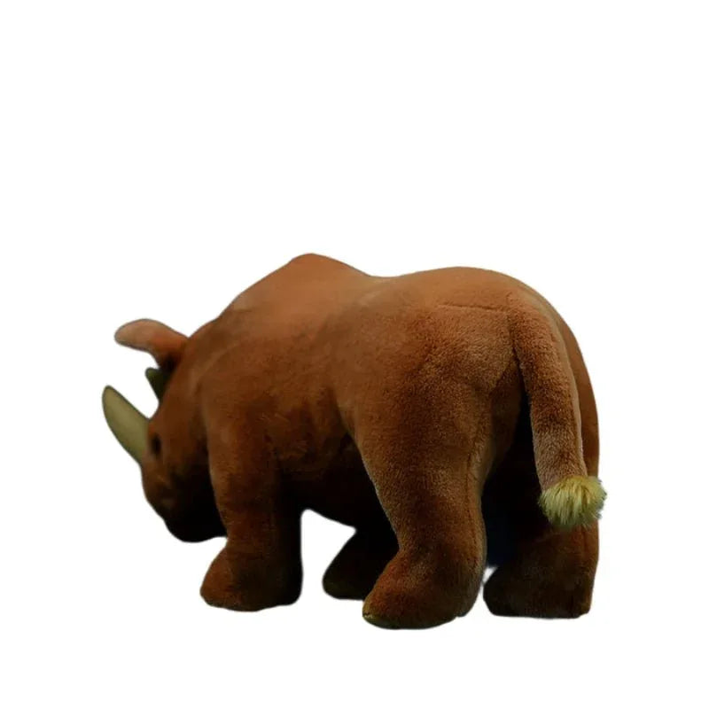 Ancient Creature Egyptian Heavy Foot Double Horned Rhino Animal Plush Toy