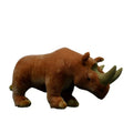 Ancient Creature Egyptian Heavy Foot Double Horned Rhino Animal Plush Toy