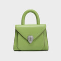Avant Garde Silver Chain Strap Leather Satchel-0
