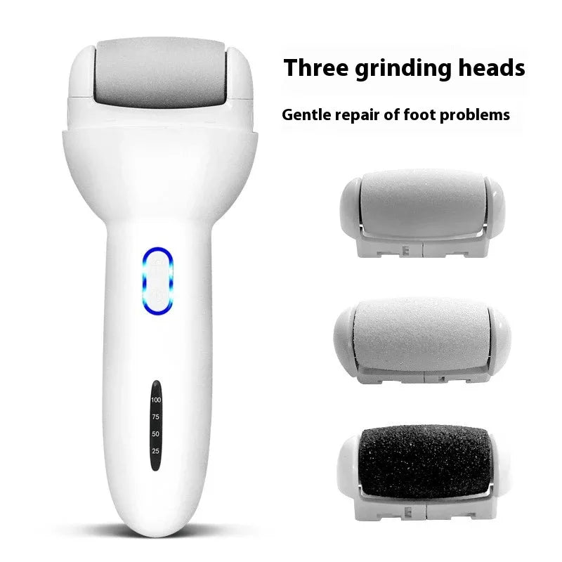 Electric Rechargeable Waterproof Light Peeling Foot Grinder Calluses Removal Machine Foot Scrubber