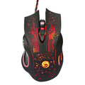 USB Wired 5500DPI Ergonomic Gaming Mouse With Colorful LED Lights For PC Laptop