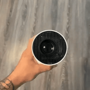 Bärbar 4k WIFI-projektor med Android 10, iOS kompatibel