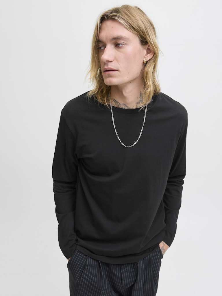 Basic-Rundhals-T-Shirt