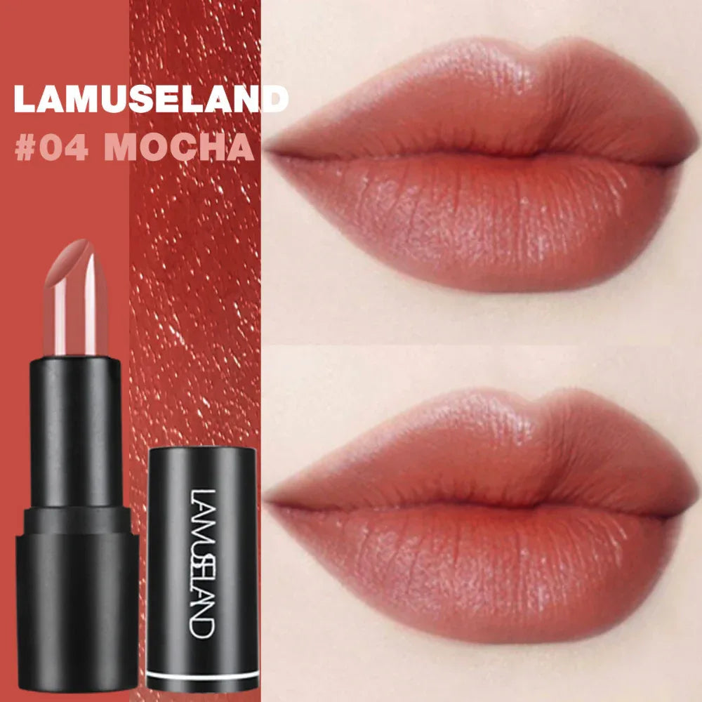 12-Color Moisturizing Velvet Lipstick
