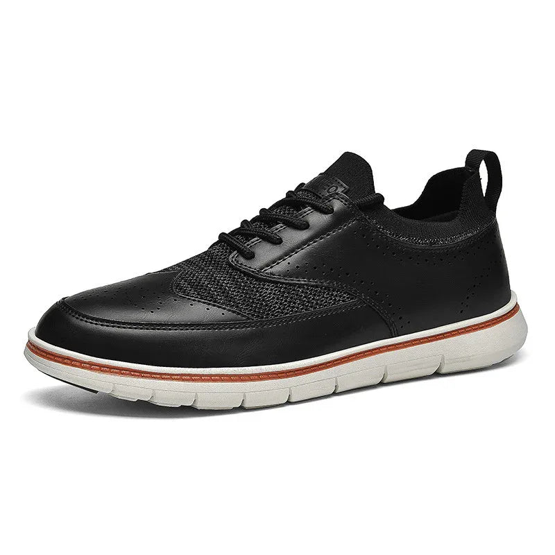Men's British Style Casual Fashion Artificial Leather Shoes