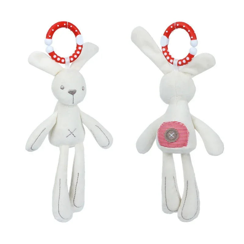 Bear And Rabbit Plush Rattle Toys