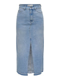 BELLA HW LONG SKIRT DNM