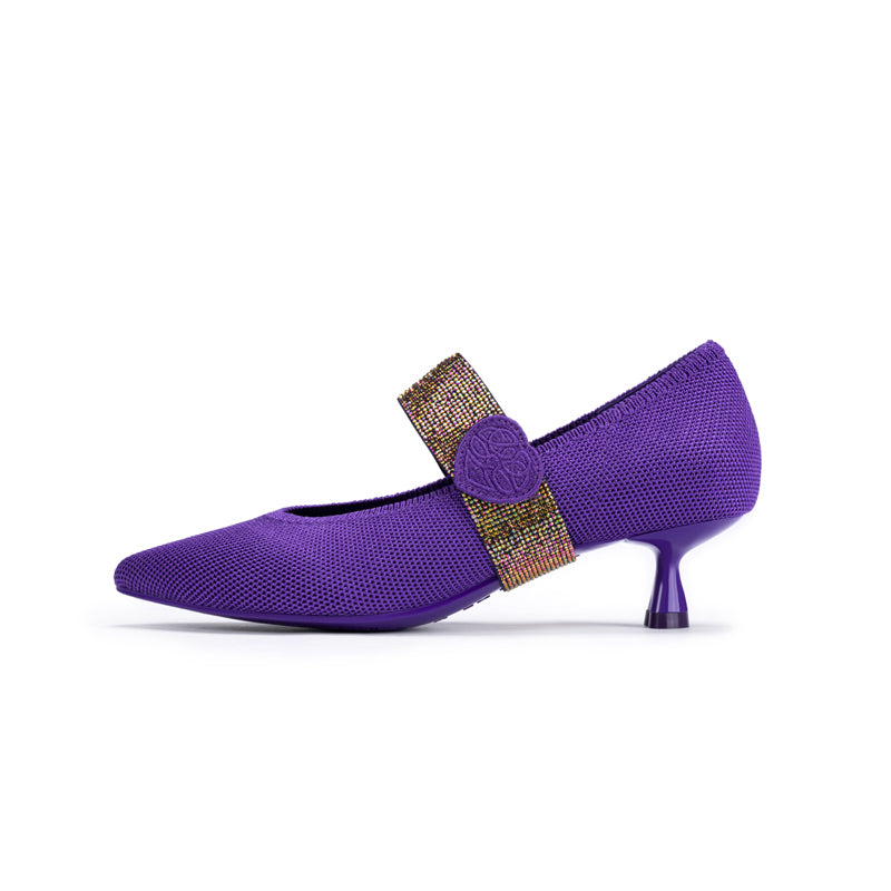 Belle Pointed Toe Mary Jane Heels-8