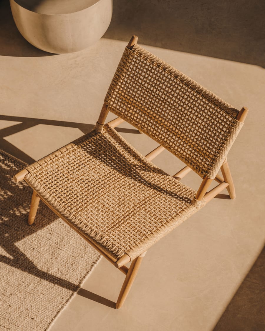 Benny Modern Rattan Lounge Chair