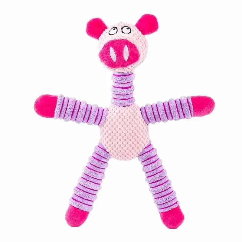 Bite Resistant Interactive Plush Dog Chew Toys