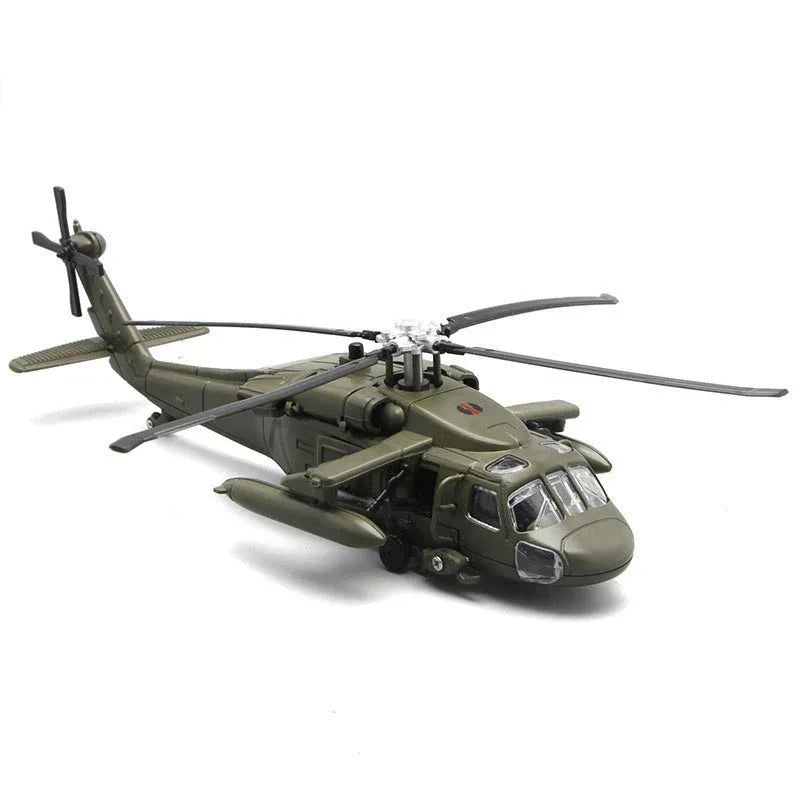 Black Hawk Gunship Military Model Toy
