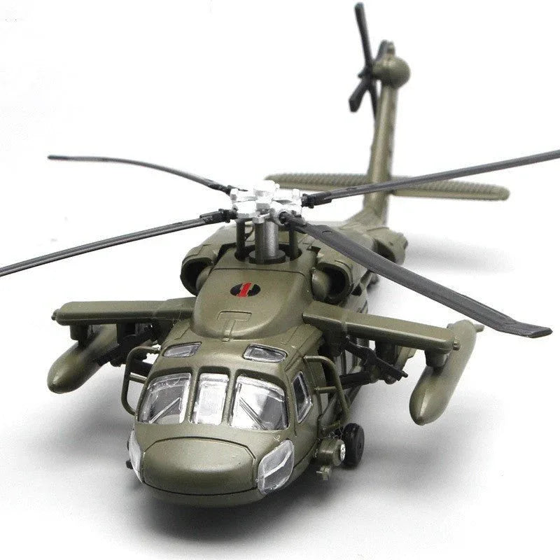 Black Hawk Gunship Military Model Toy