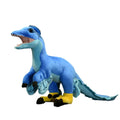 Blue Raptor Dinosaur Plush Toy Doll