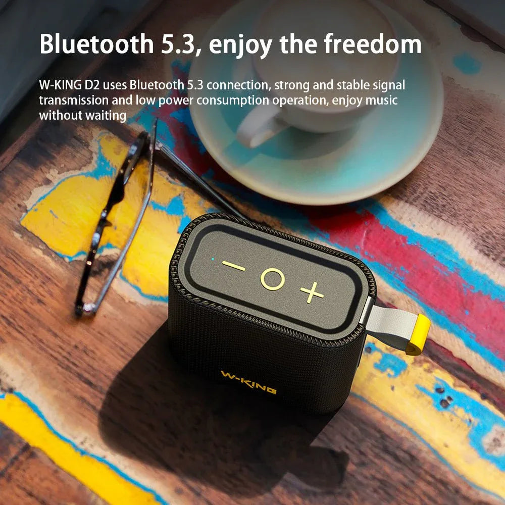 Bluetooth Speaker Wireless Connection Portable Compact Waterproof With Long Battery Life