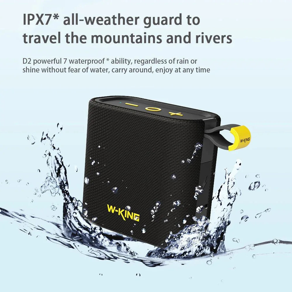 Bluetooth Speaker Wireless Connection Portable Compact Waterproof With Long Battery Life