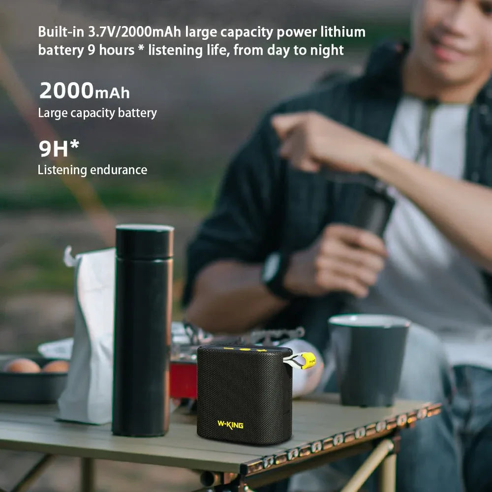 Bluetooth Speaker Wireless Connection Portable Compact Waterproof With Long Battery Life