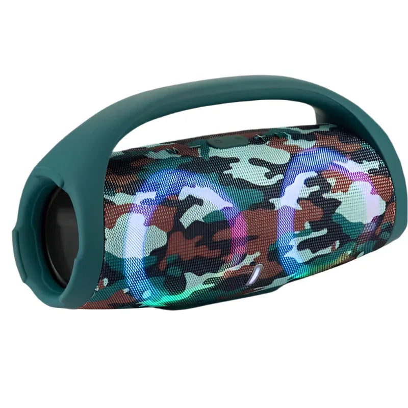 Bluetooth Speaker With RGB Colored Lights Outdoor Portable & Waterproof