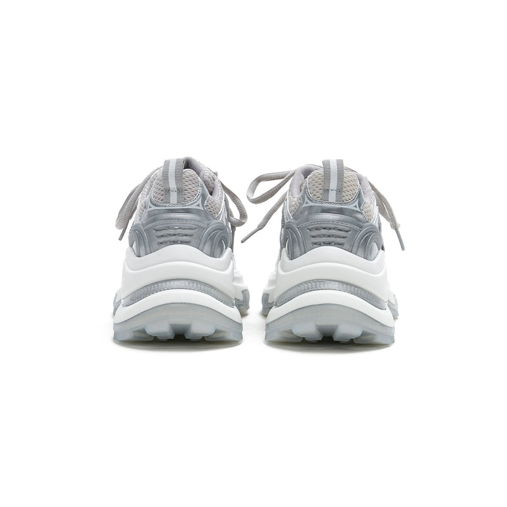 Breathable Mesh Platform Sneakers-2