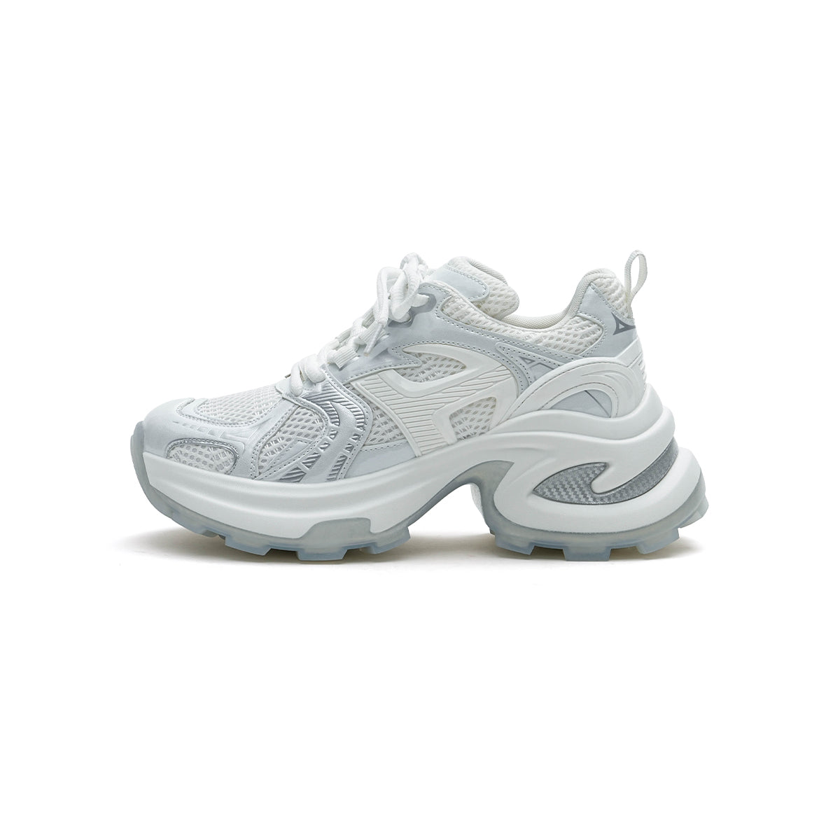Breathable Mesh Platform Sneakers-5