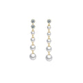 Bridal Tear Gold Earrings-0