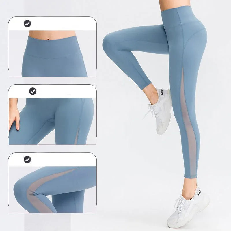 Butt Lifting Workout Leggings Tights For Women Seamless High Waisted Yoga Pants