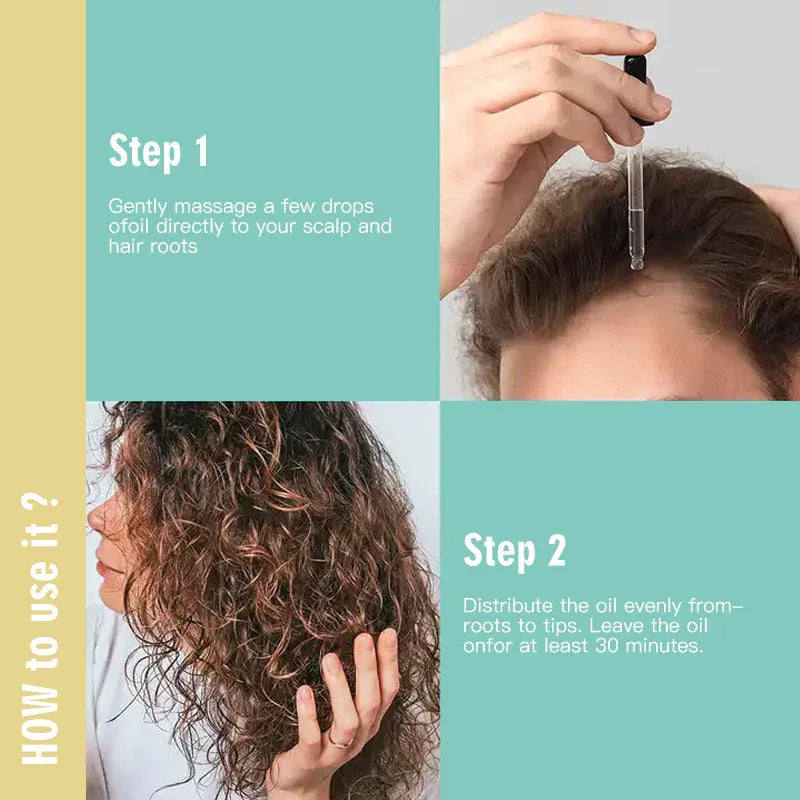 Pure Natural Hair Growth Rosemary Hair Care Essential Oil