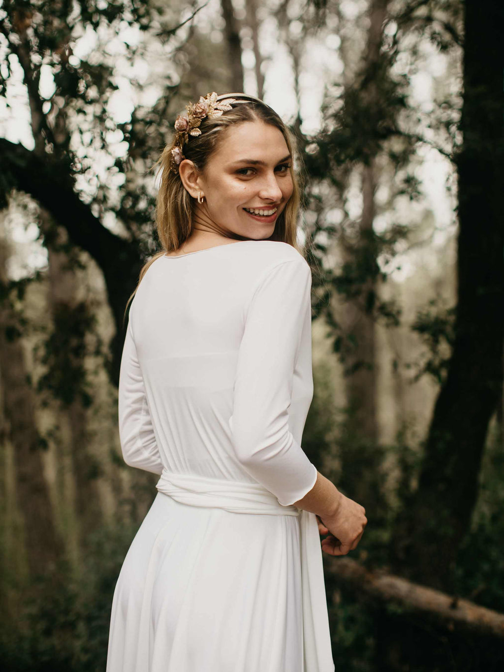 MAXI DRESS BRIDE 3/4 SLEEVE