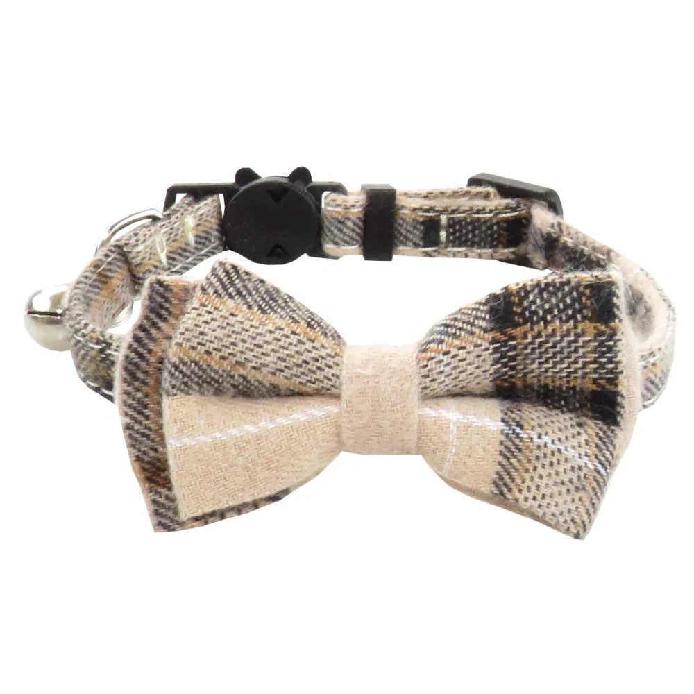 Adjustable Bow Tie Pet Collar For Cats And Dogs