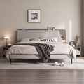 Cappuccino Taupe Bed with Mattress Set-0