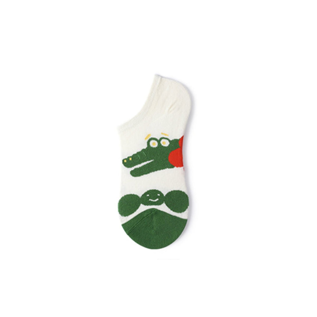 Cartoon Animals Summer Women 5pcs Ankle Socks Set-1