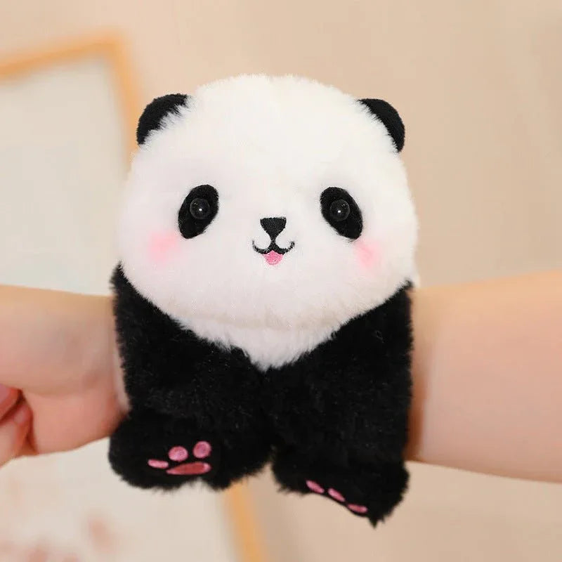 Cartoon Creative Snap Loop Wrist Attachable Plush Toys