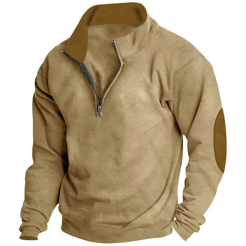 Casual Standing Collar Sweater
