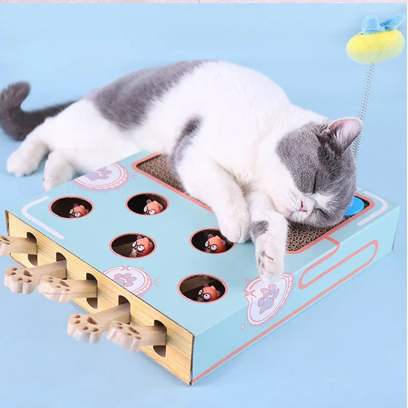 Cat Teaser Whack-A-Mole Toy