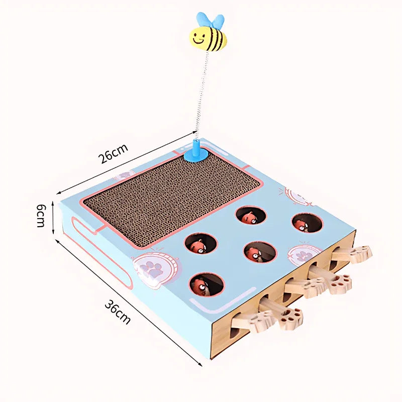 Cat Teaser Whack-A-Mole Toy