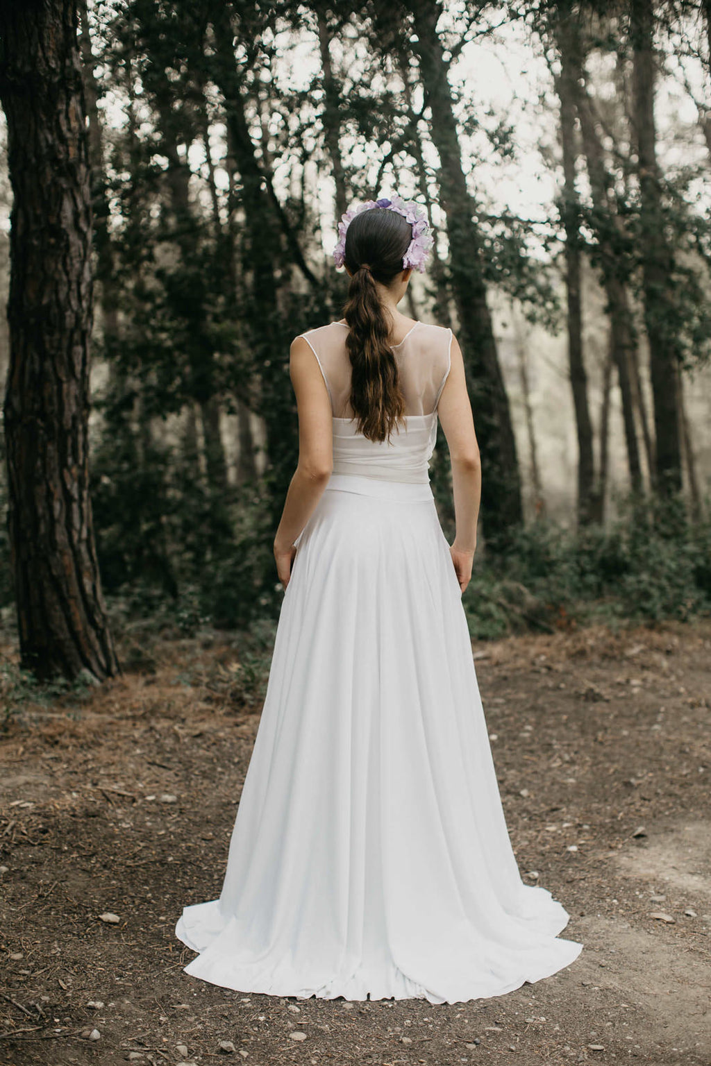 BRIDE SKIRT WITH POCKETS