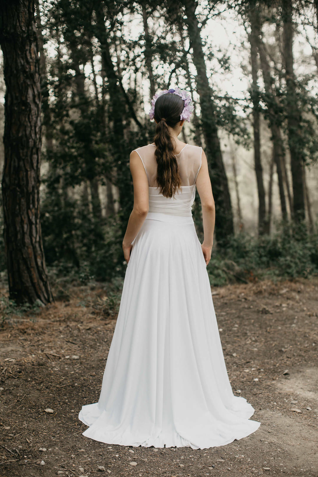BRIDE SKIRT WITH POCKETS