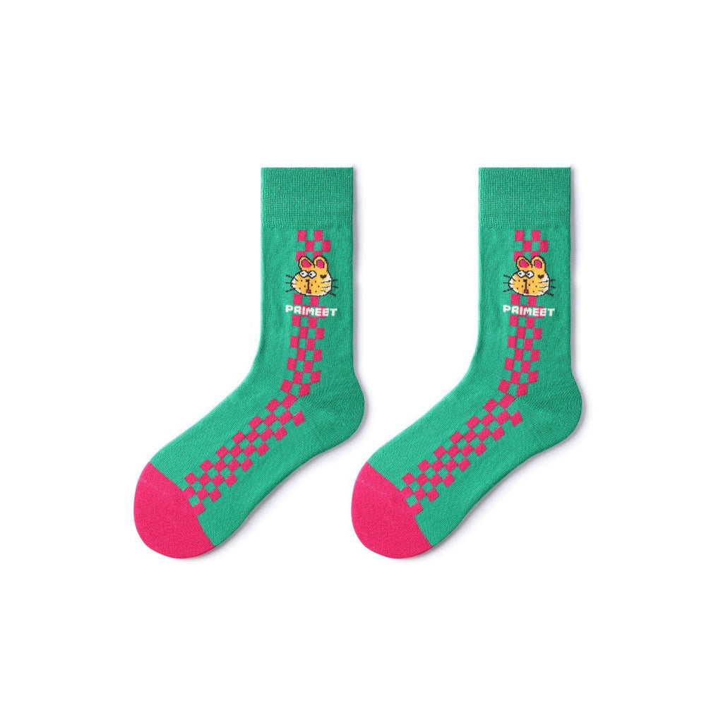 Cheeky Pet All-season Women 5pcs Crew Socks Set-3