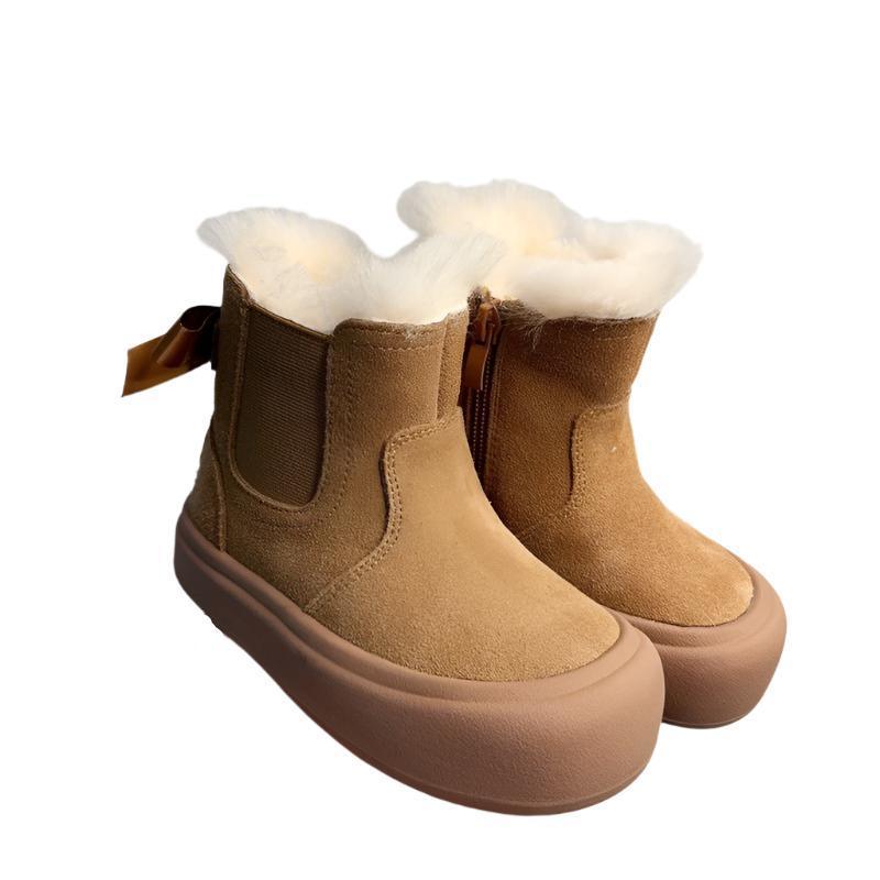 Children's Unisex Winter Fur Cotton Boots