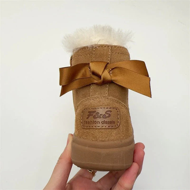 Children's Unisex Winter Fur Cotton Boots