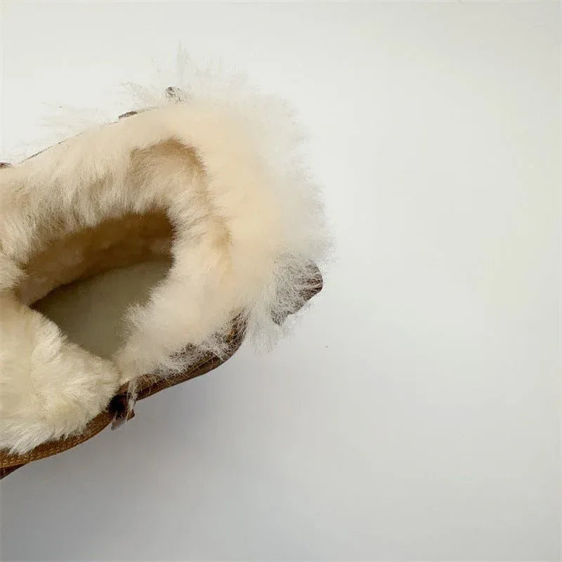 Children's Unisex Winter Fur Cotton Boots