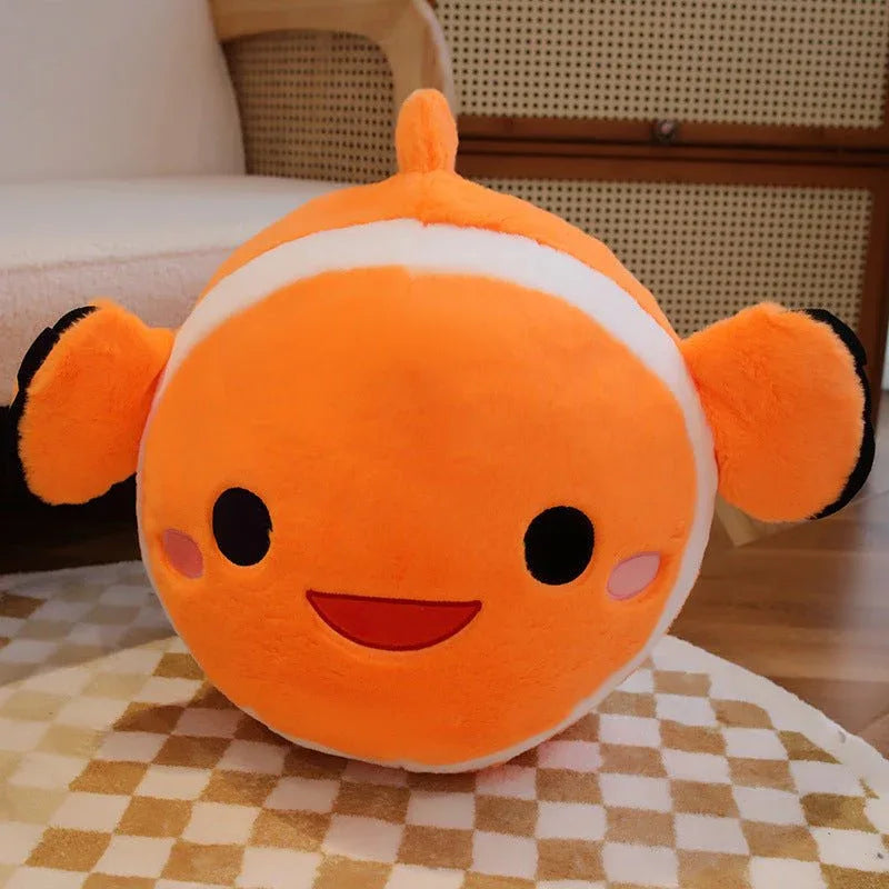 Clownfish Dolls Stuffed Aquatic Animals Plush Toys Pillows