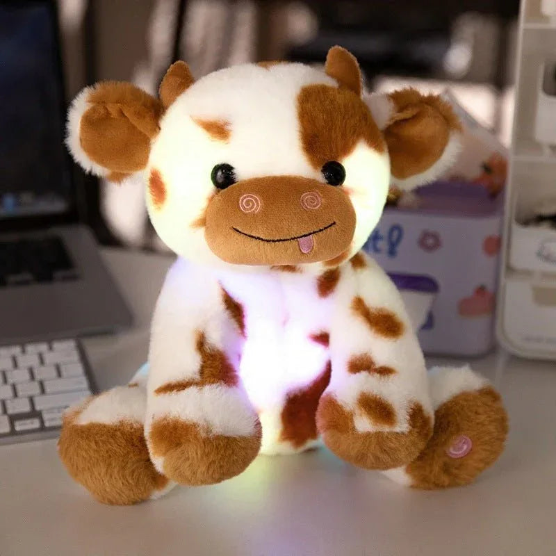 Colorful Luminous Cow Plush Toys