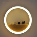 Creative Round LED Wall Bedside Lamp