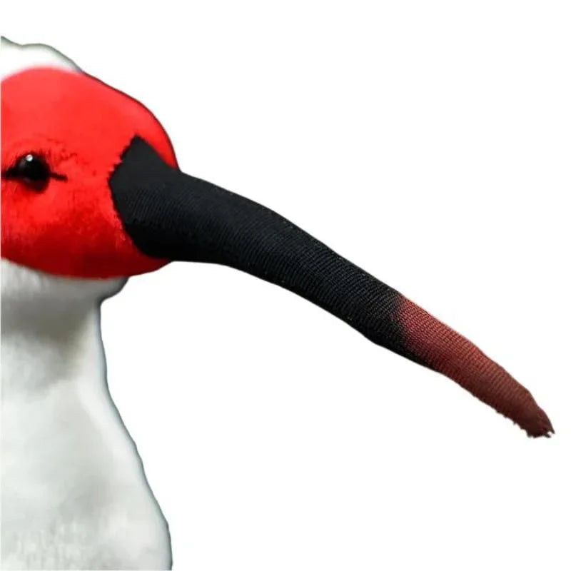 Crested Ibis Bird Stuffed Animal Doll Plush Toy