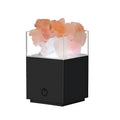 Crystal Salt Lamp With Remote Control Multicolored Projection