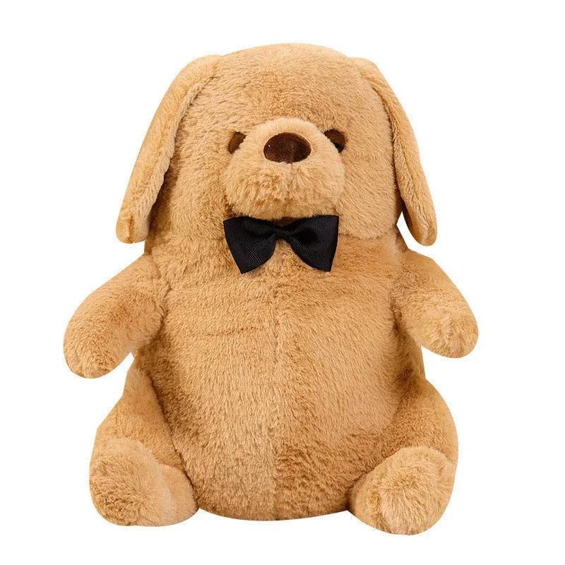 Cute Bow Tie Wearing Dog Plush Toys