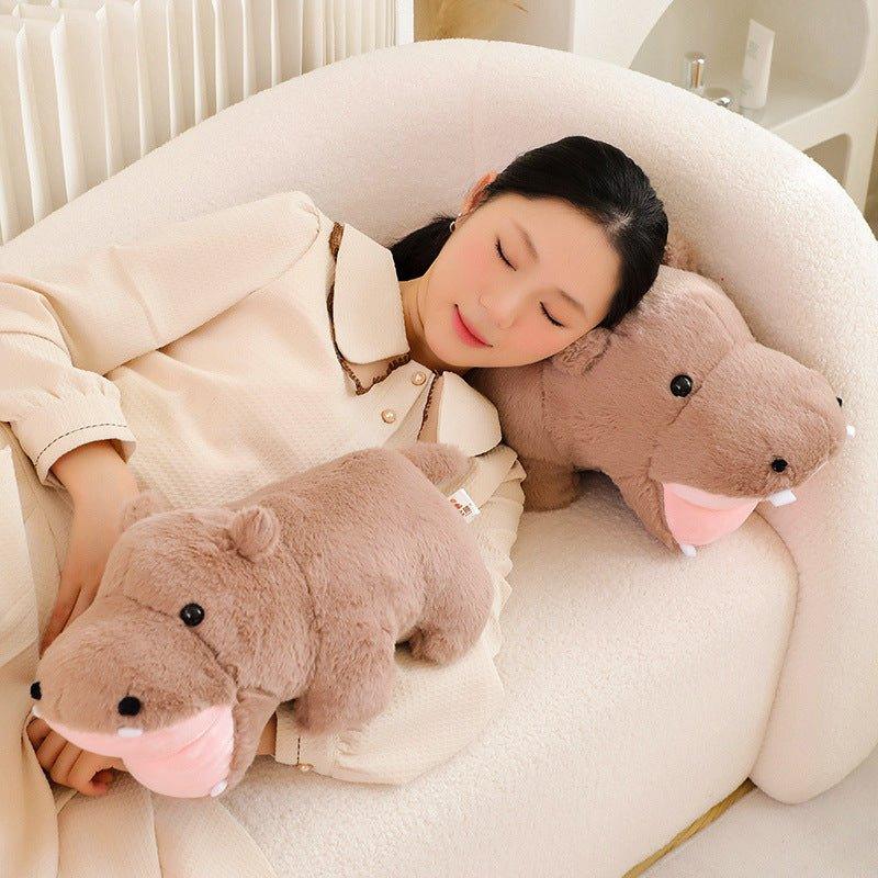 Cute Fat Hippo Stuffed Animal Plush Toy