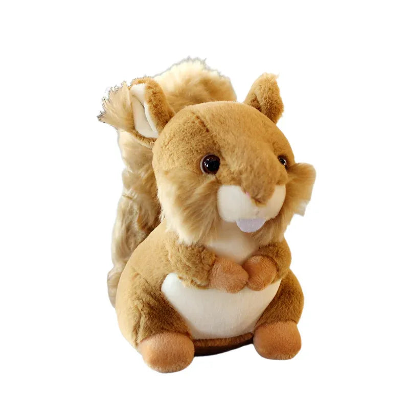 Cute Squirrel Plush Toy Doll Stuffed Animal Home Decoration
