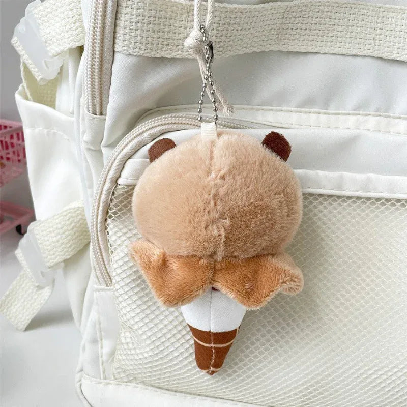 Cute Sweet Capybara Ice Cream Plush Doll Pendant Toy