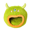 Fully Enclosed Safe And Cozy Cartoon Monster Pet Bed House For Dogs And Cats